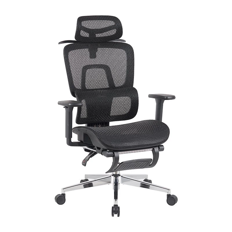 Height-adjustable Armrest Mesh Chair